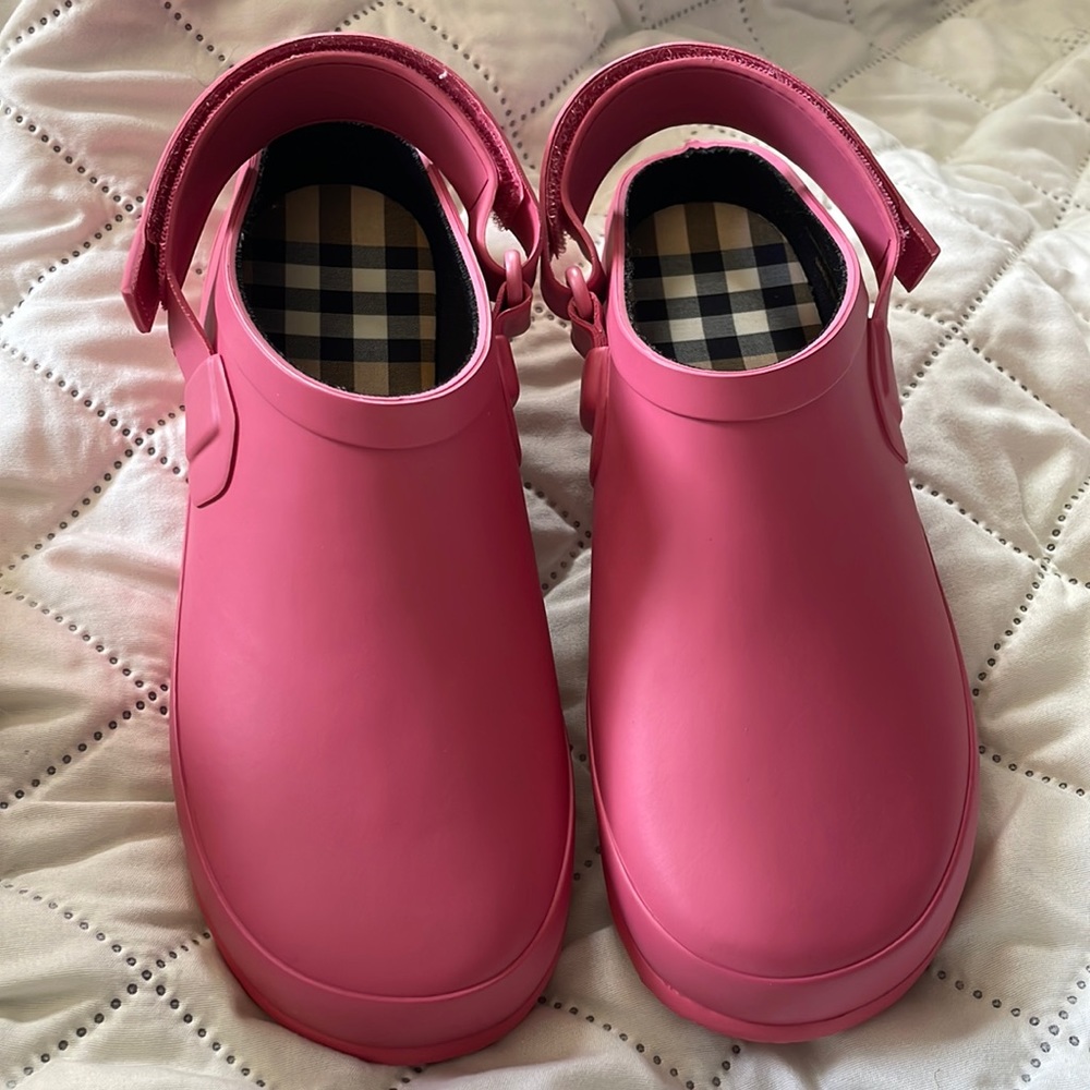 Girls Burberry Rubber Flats